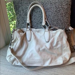 Liebeskind cross body bag- white/cream